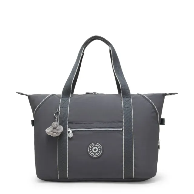 Kipling Art M draagtas Moonlit Grey groot waterafstotend