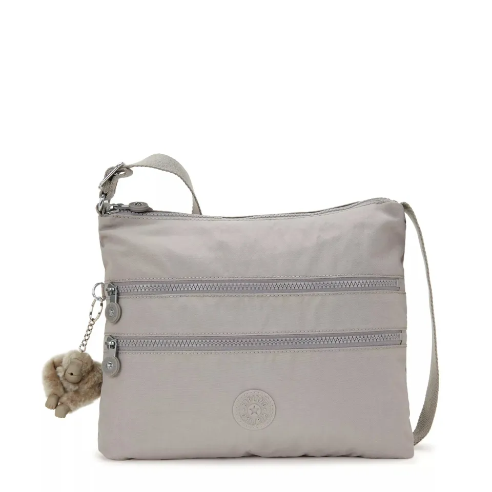 Kipling Alvar crossbody Medium Grey Gris ritstas