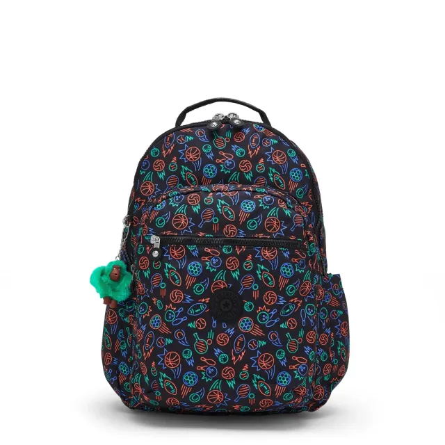 Kipling Seoul Lap rugzak Sport Doodle 15 inch