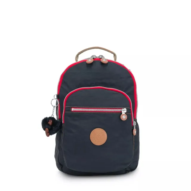 Kipling Seoul S rugzak klein True Navy Combo tabletvak
