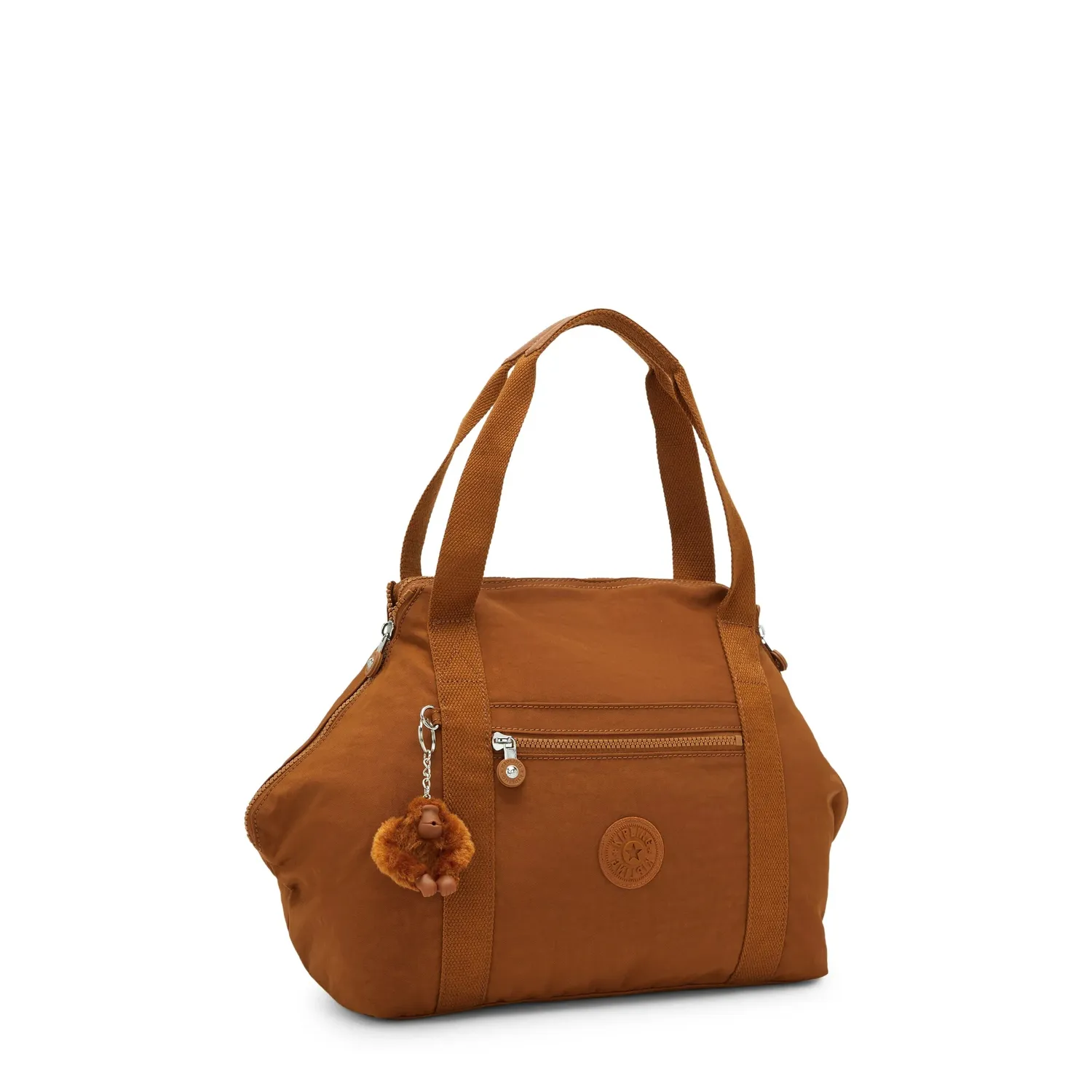 Kipling Art schoudertas Medium Stylish Mokka handig