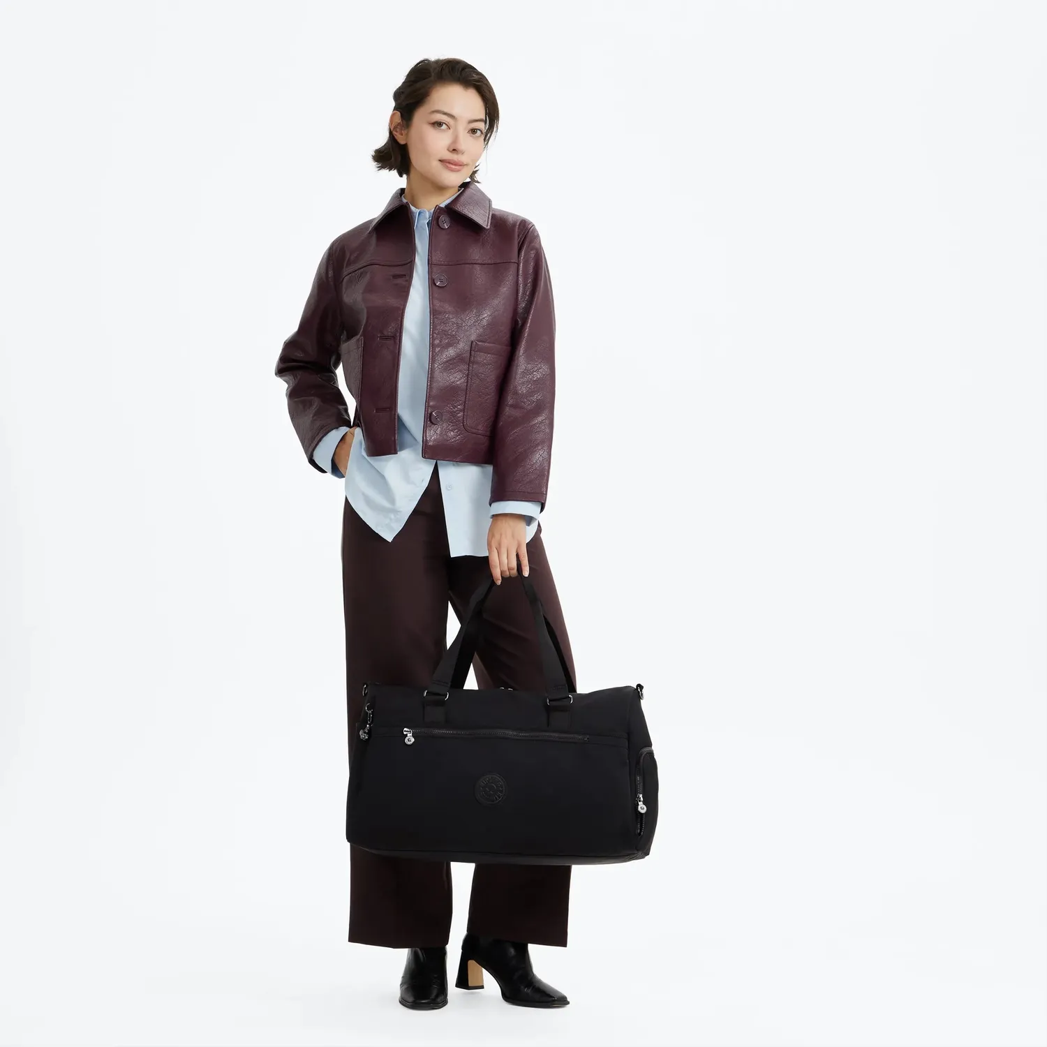 Kipling Dulcie weekendtas Infinite Black groot met laptopvak