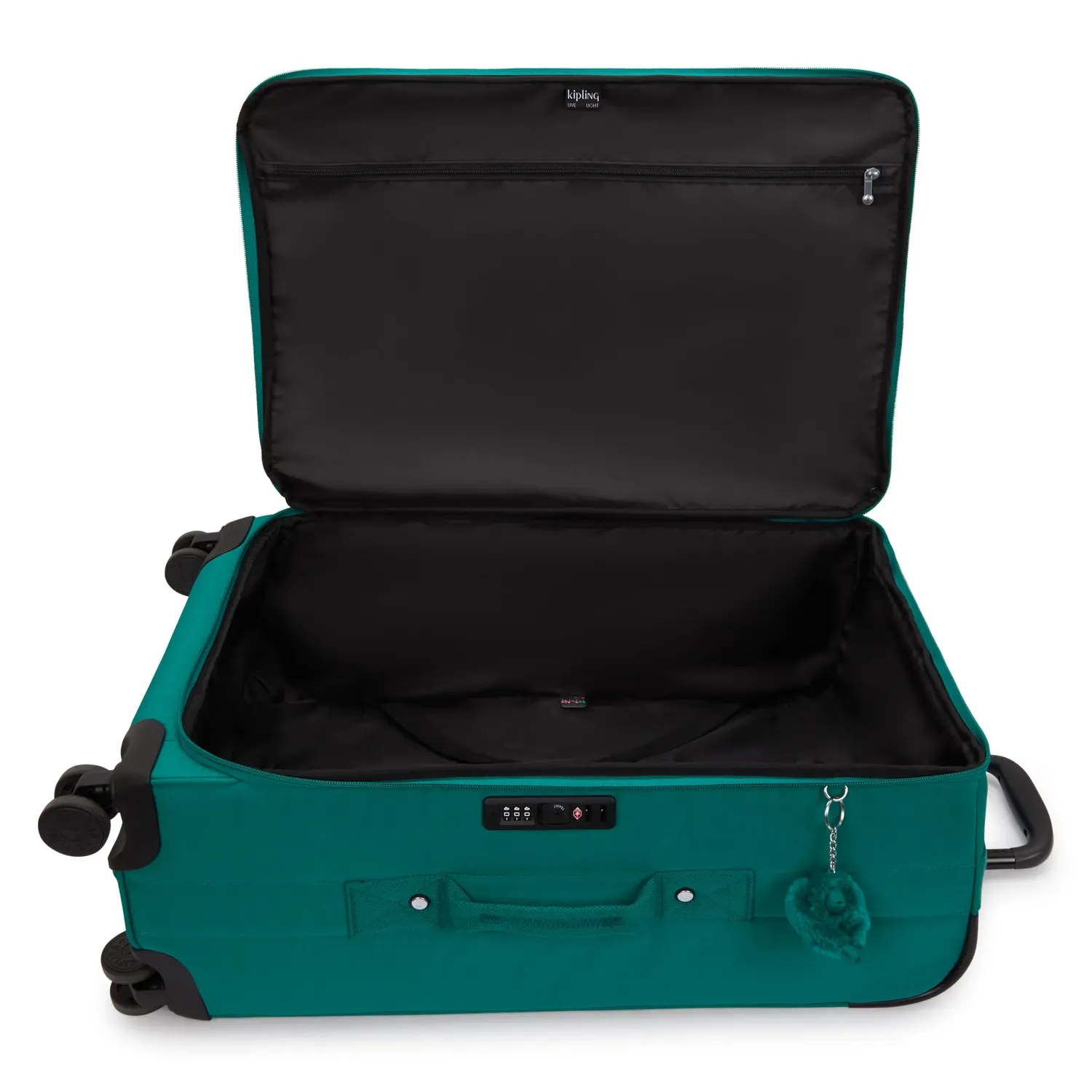 Kipling Jet M reiskoffer medium outspoken green TSA