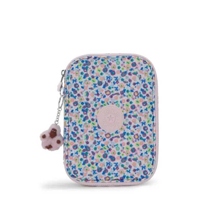 Kipling 100 Pens pennenzak Groot Digi Flower Print lussen
