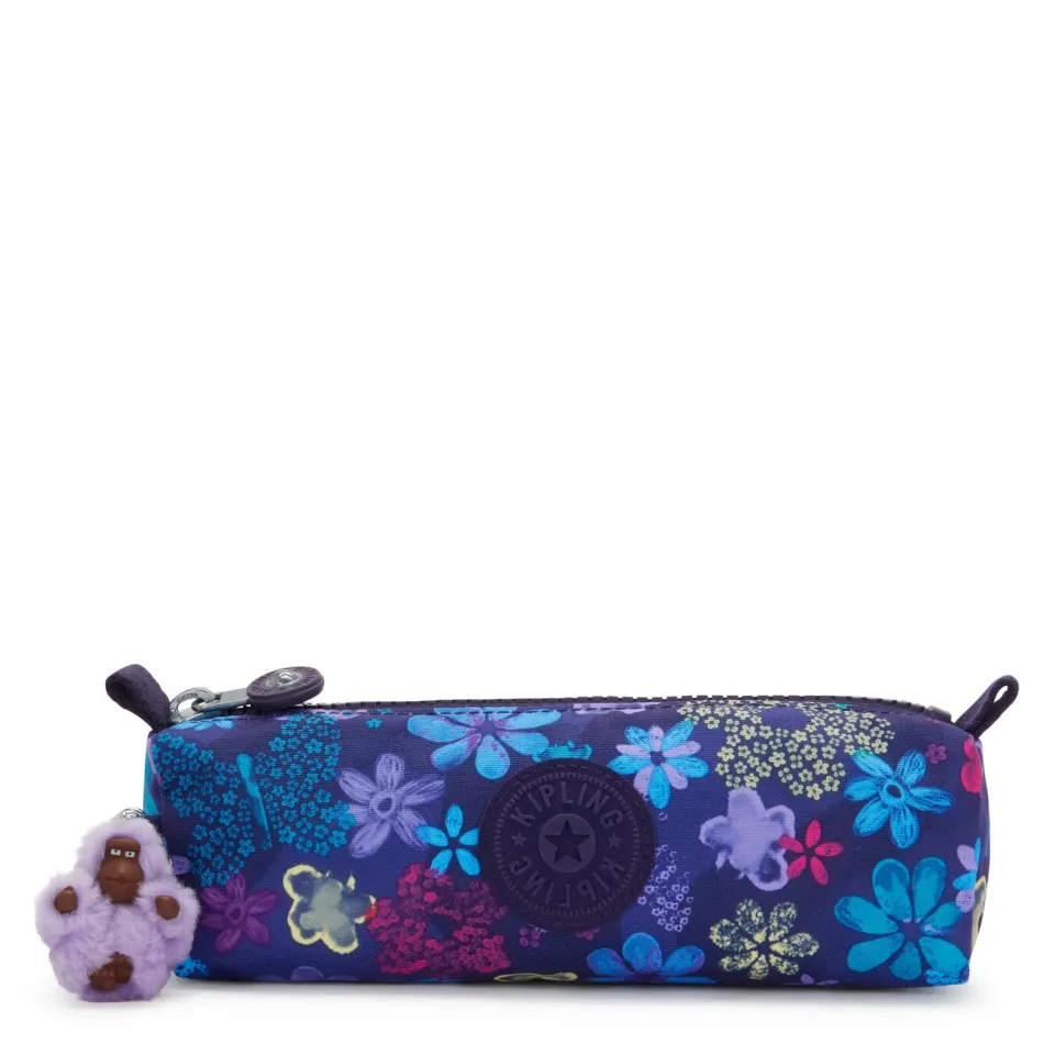 Kipling Freedom pennenzak Medium Dark Flower Stamp nylon