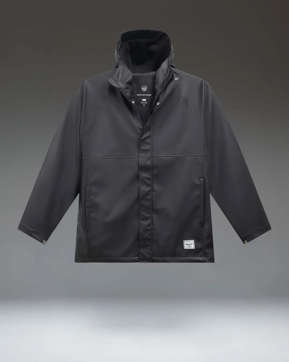 Herschel Classic Rain Jacket regenjas zwart heren