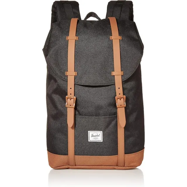 Herschel Retreat rugzak 19,5L Black Saddle Brown