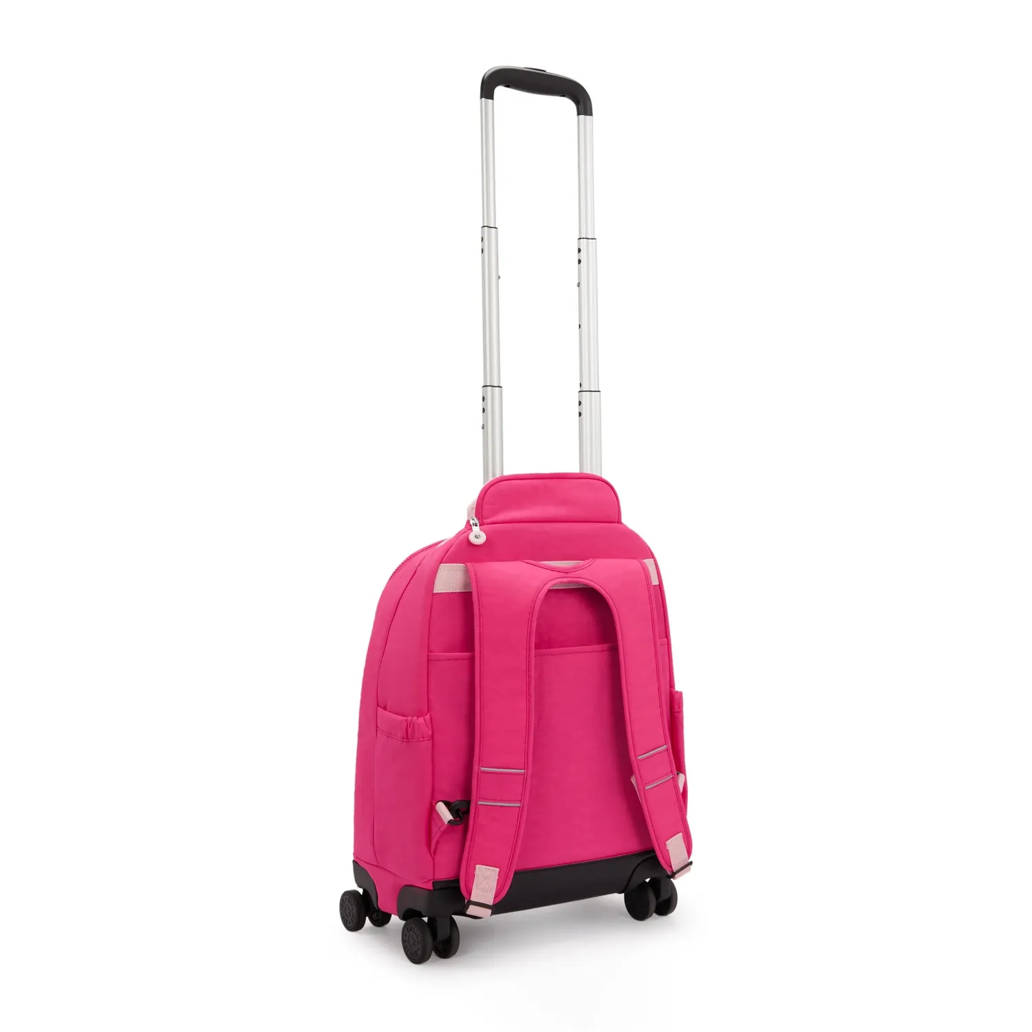 Kipling New Zea rugzak met wielen Intense Rose groot