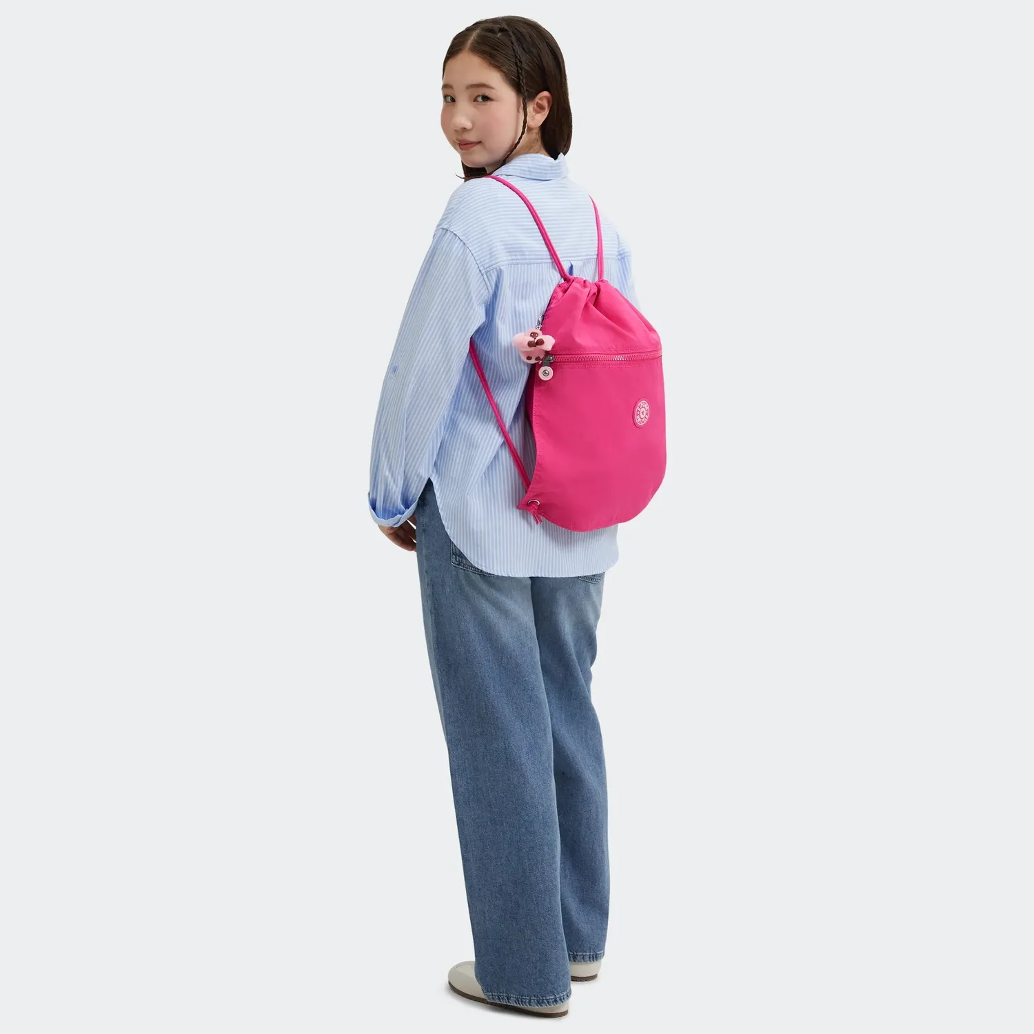 Kipling Supertaboo gymtas Intense Rose medium waterafstotend