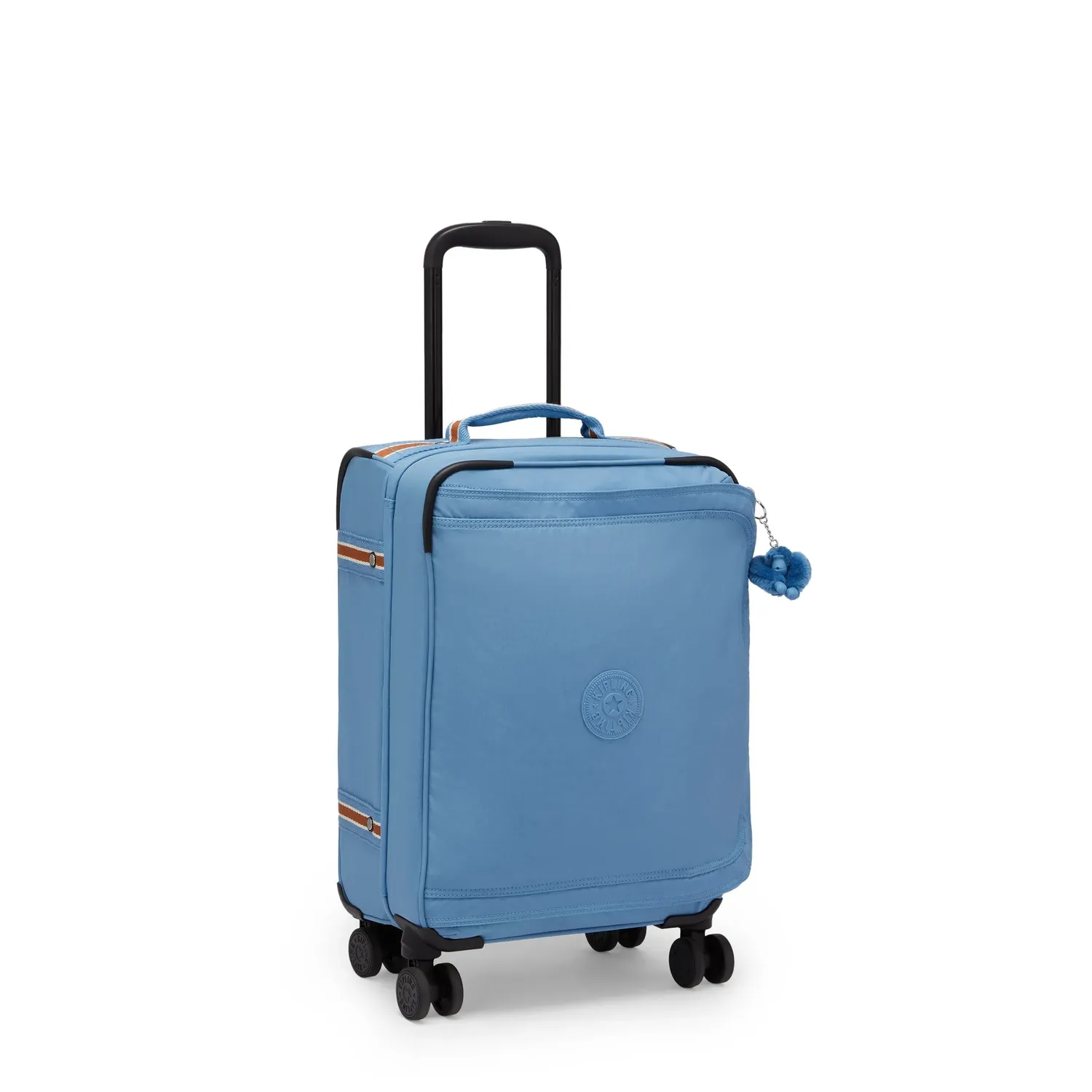 Kipling Spontaneous S koffer Vintage Blue klein 4 wielen