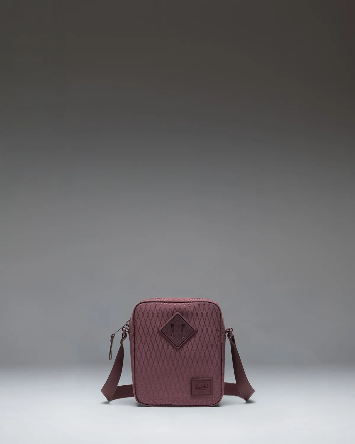 Herschel Heritage Crossbody tas zwart ruitmotief