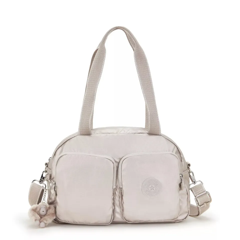 Kipling Cool Defea handtas Medium Metallic Glow afneembare riem