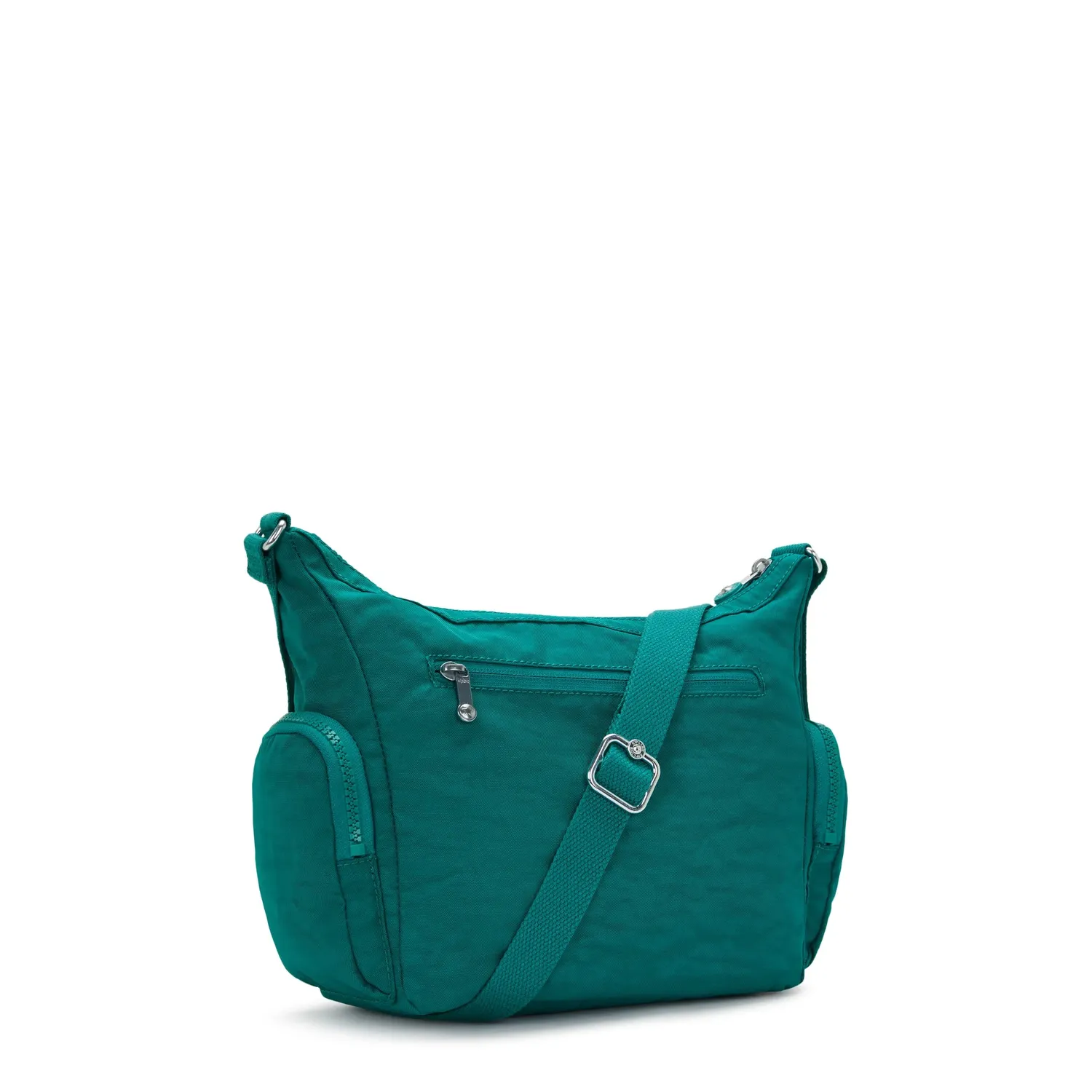 Kipling Gabb S crossbody tas Medium Outspoken Green met ritsvakken