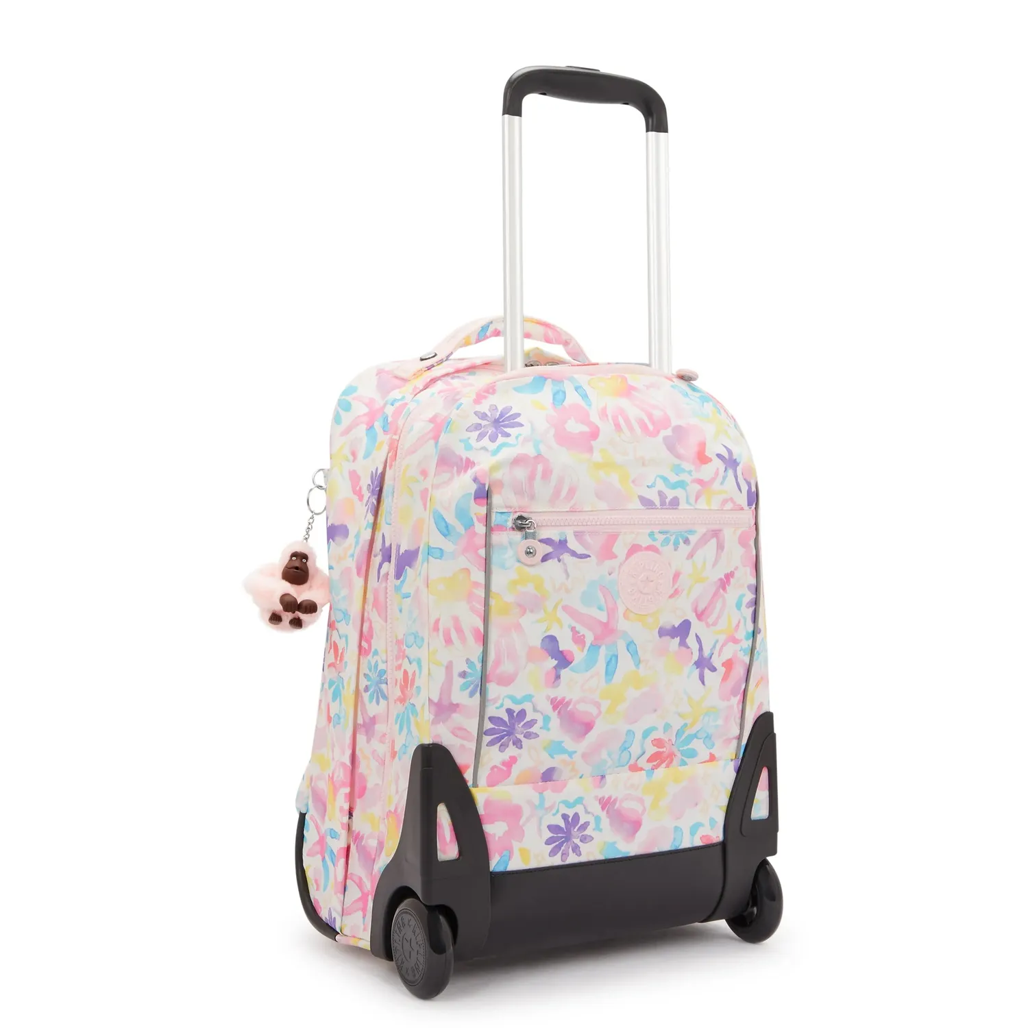 Kipling Sari trolley rugzak Groot Aqua Sea laptopvak