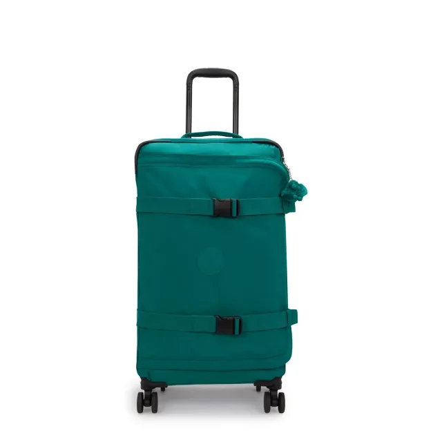 Kipling Spontaneous M koffer Medium Outspoken Green TSA-slot