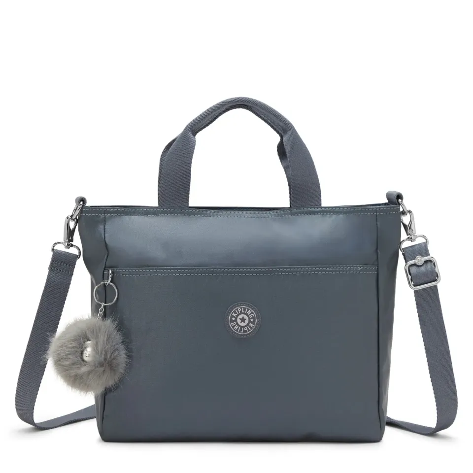 Kipling Lavena handtas klein Warm Steel Metallic crossbody