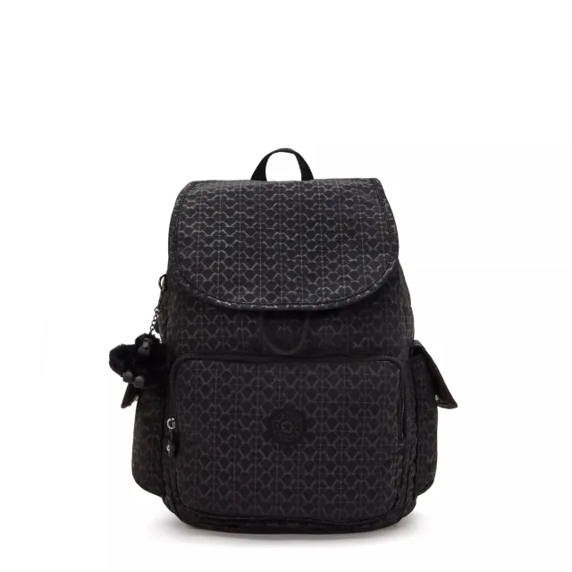 Kipling City Pack Rugzak Medium Signature Emb met flap