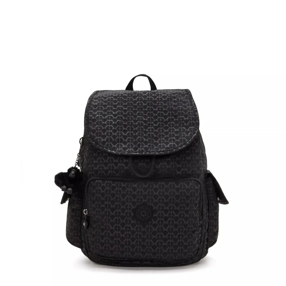 Kipling City Pack Rugzak Medium Signature Emb met flap