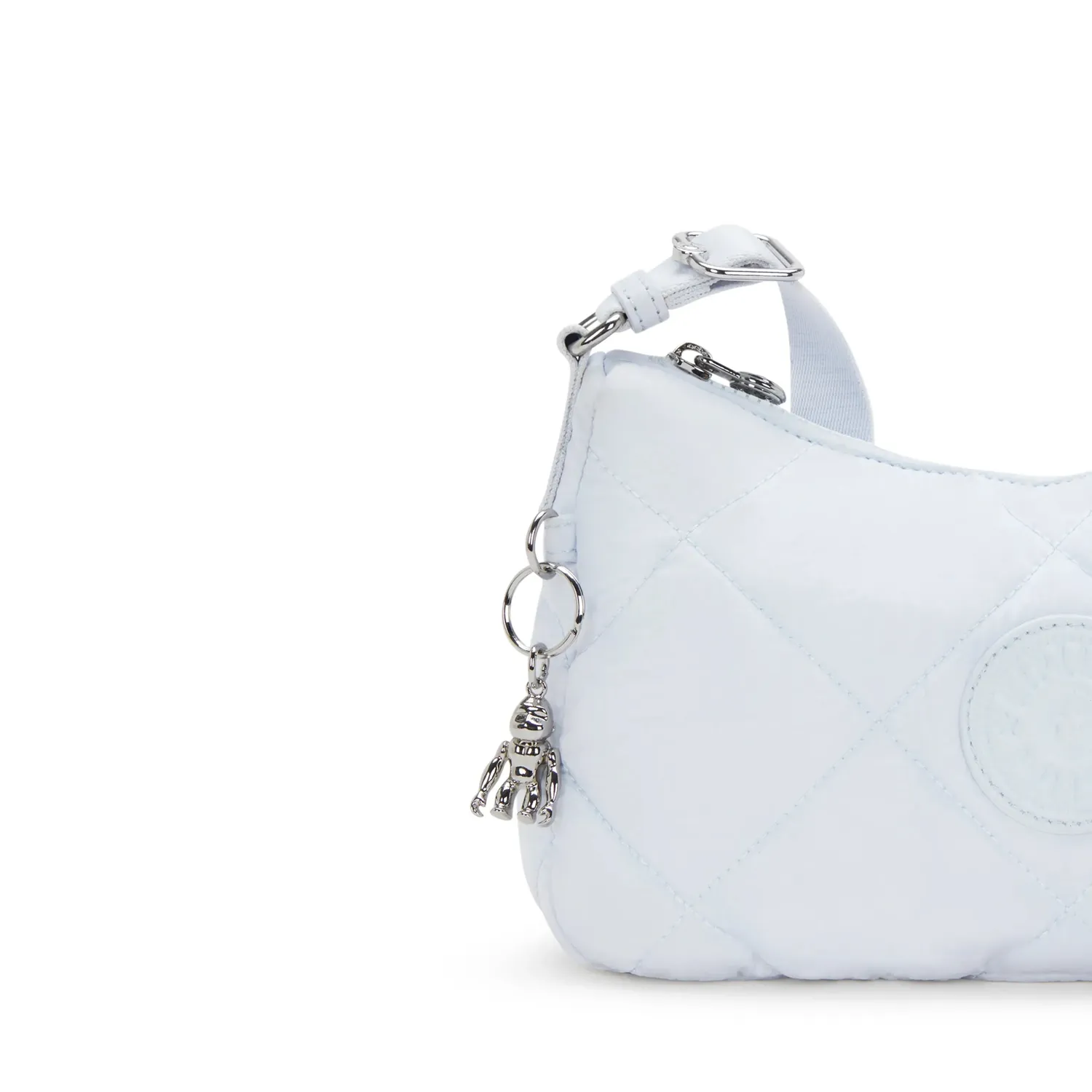Kipling Ayda Up schoudertas Water Blue Quilt Klein