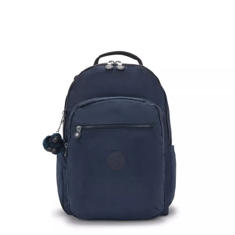 Kipling Seoul rugzak groot Blue Bleu 2 15 inch laptopvak