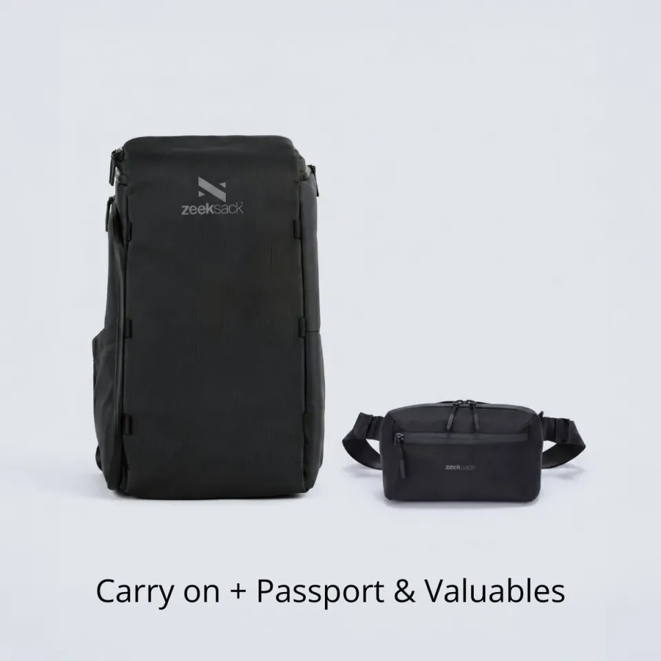 Zeeksack The Organizer 30L + Crossbody Rugzakset reistas