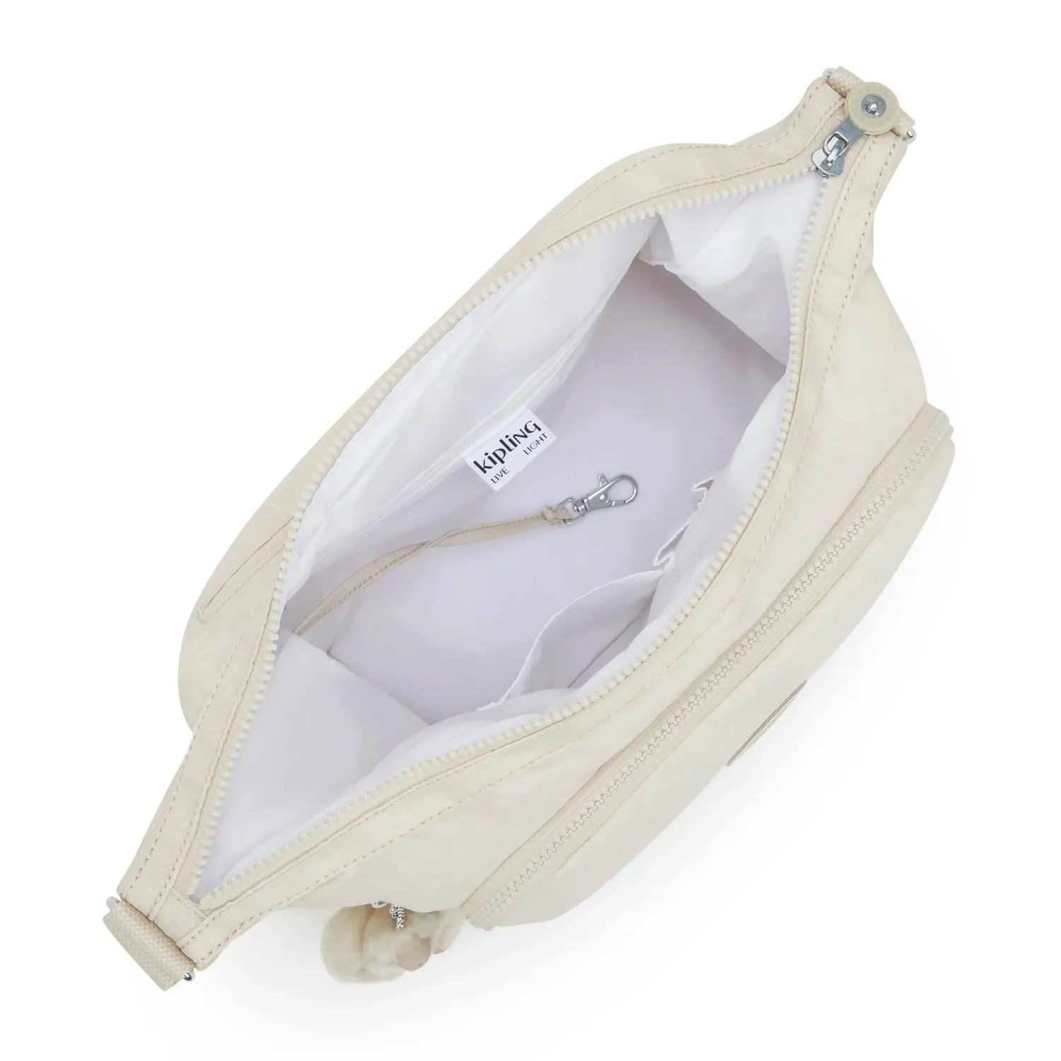Kipling Gabb crossbodytas Groot Hideaway Beige lichtgewicht