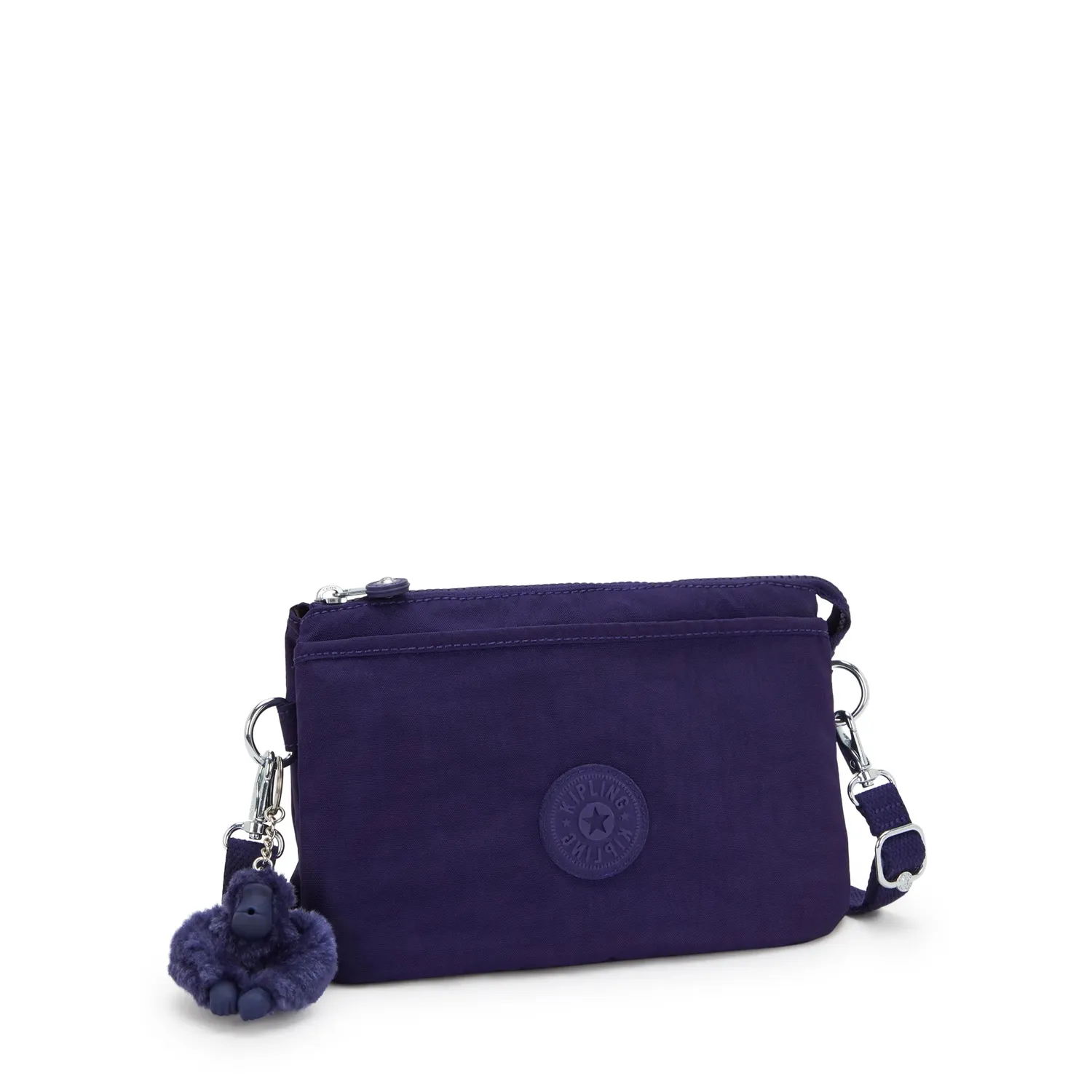 Kipling Riri crossbodytas Klein Moonlit Blue waterafstotend