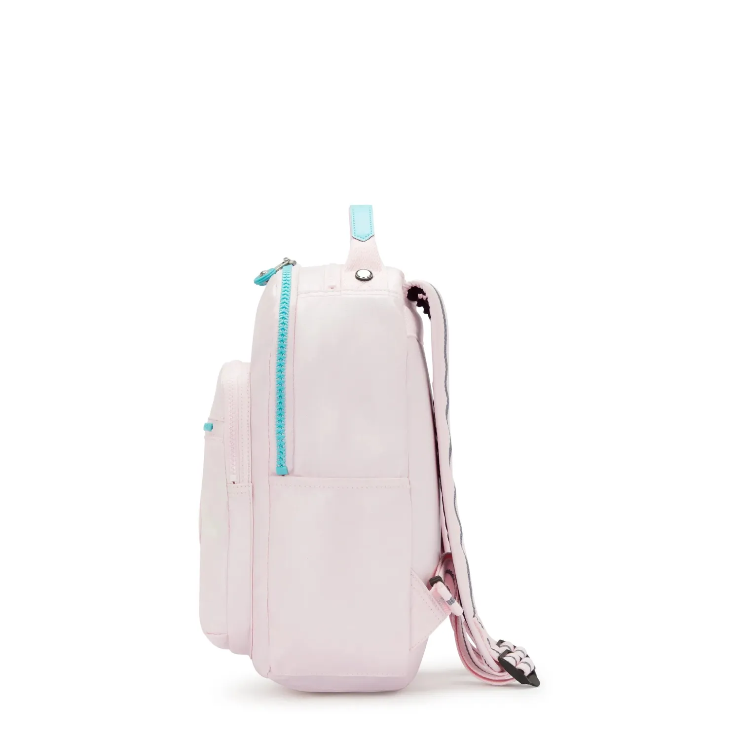 Kipling Seoul S kleine rugzak Sea Pink Metallic waterafstotend