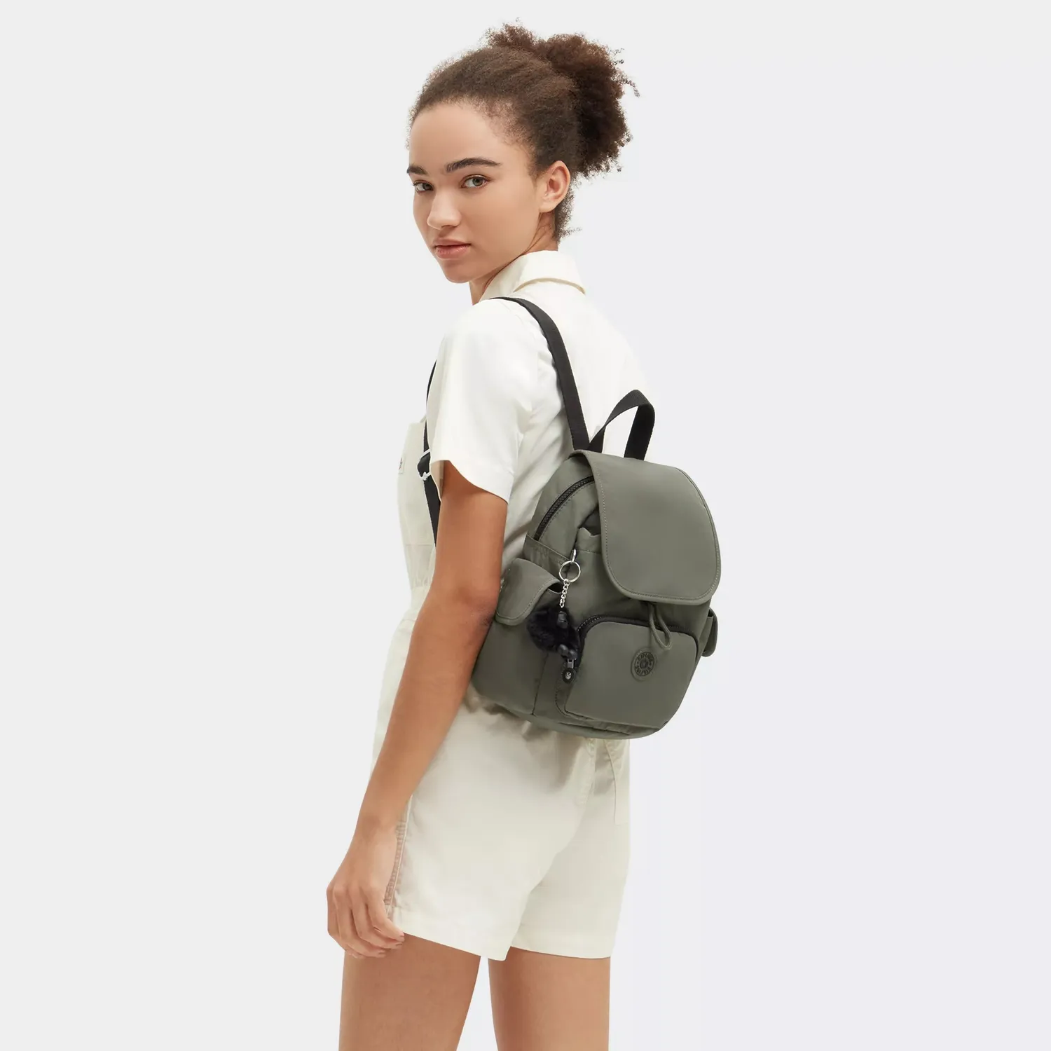 Kipling City Pack Mini rugzak Green Moss extra klein groen