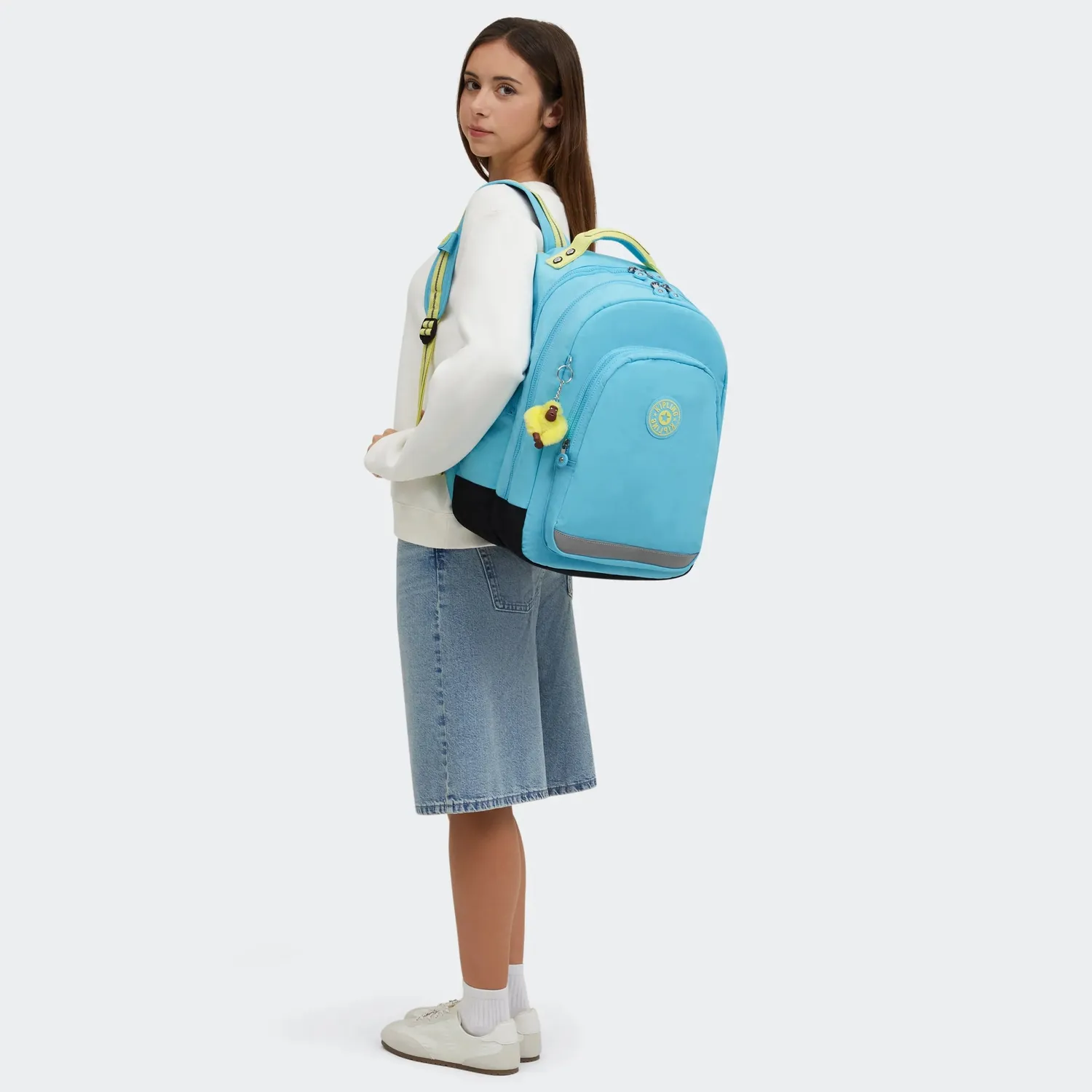 Kipling Class Room rugzak Groot Splash Blue 15 inch laptopvak