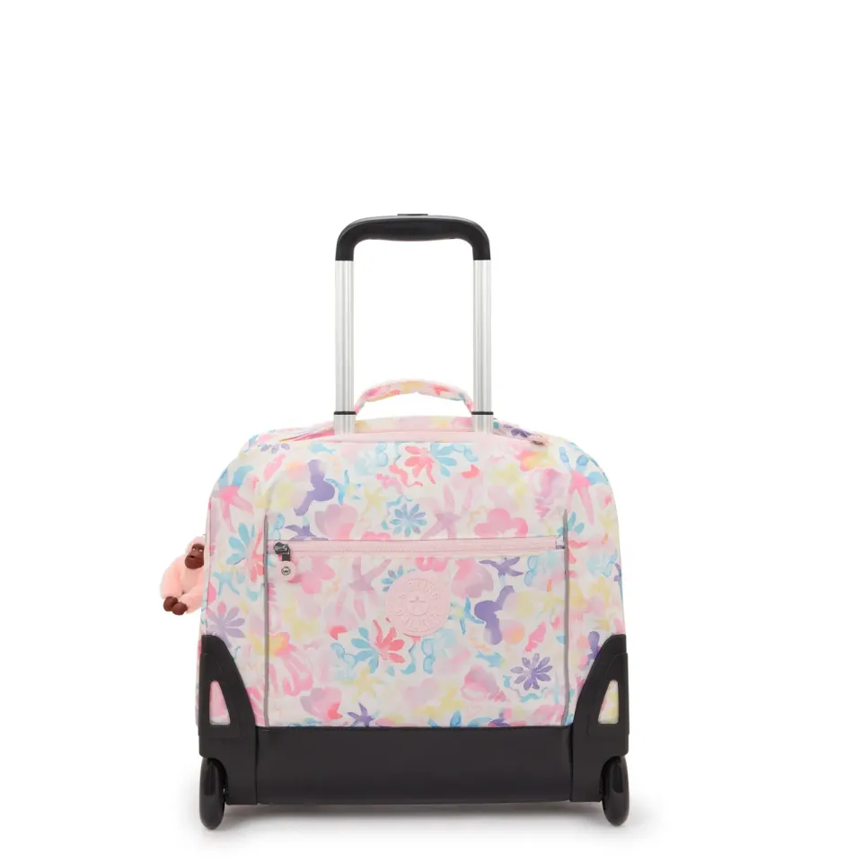 Kipling Giorno rugzak Aqua Sea groot met wieltjes