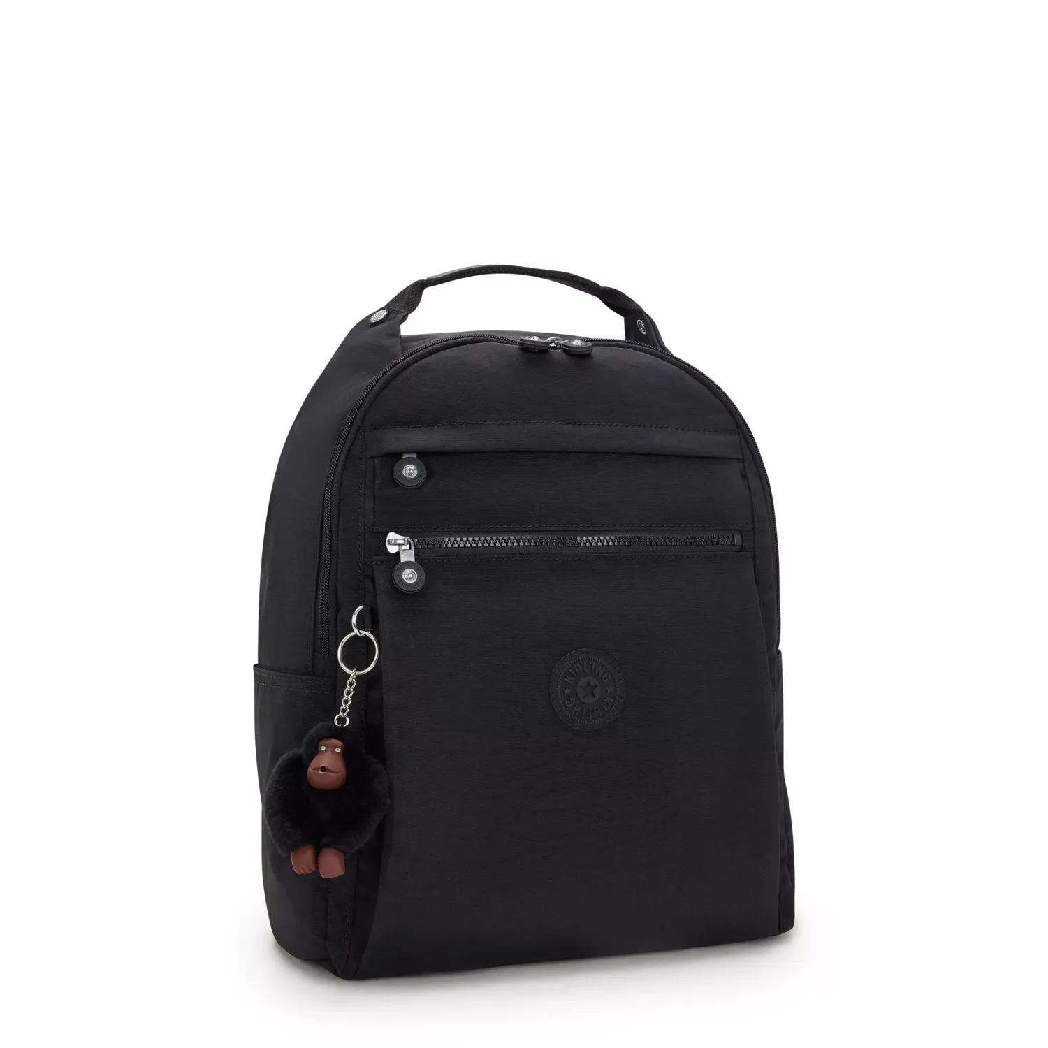 Kipling Micah rugzak Medium Black Tonal met laptopvak