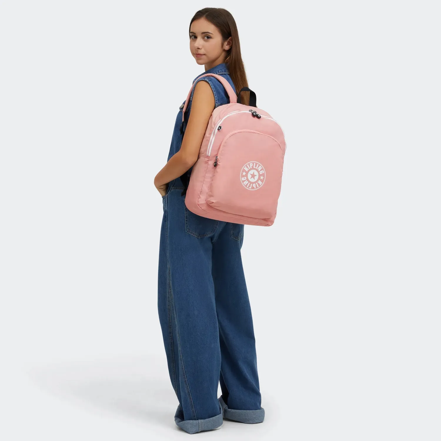 Kipling Curtis L rugzak Memory Pink groot 15 inch