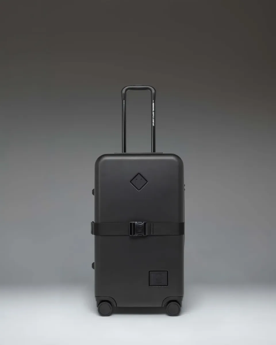 Herschel Heritage Hardshell koffer medium zwart uitschuifbaar