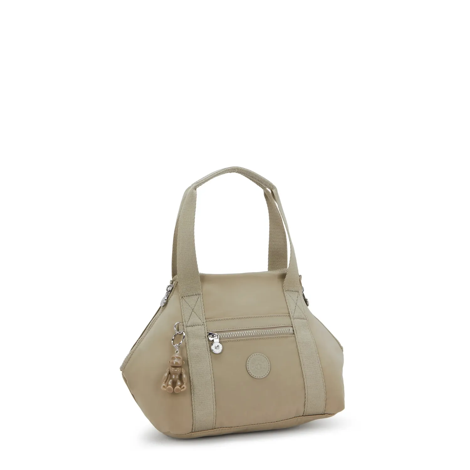 Kipling Art Mini schoudertas Boho Tan klein verstelbaar