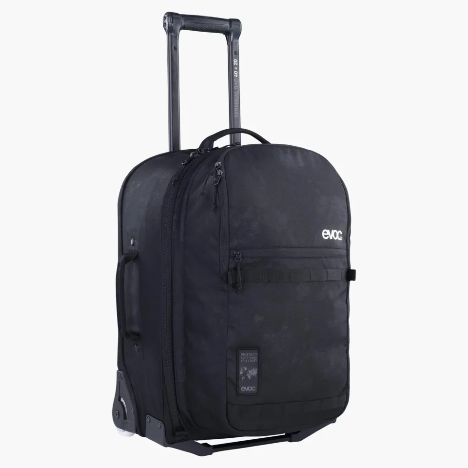 Evoc Terminal Bag 40+20 trolley zwart handbagage met rugzak