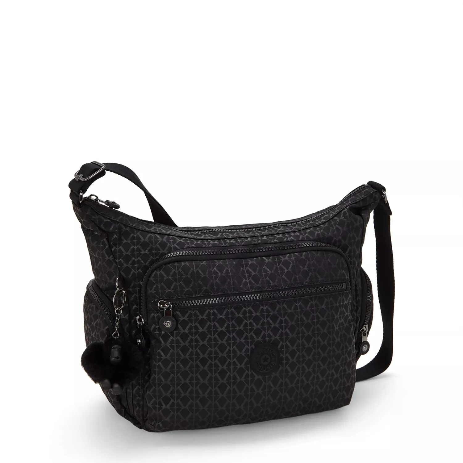 Kipling Gabbie schoudertas Medium Signature Emb ruim