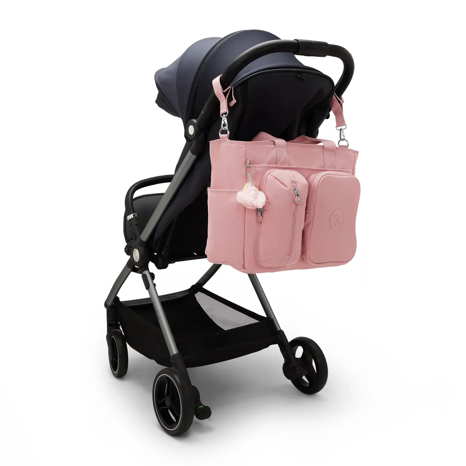 Kipling Babygear babytas Tiny Smoky Blush Medium luiervak