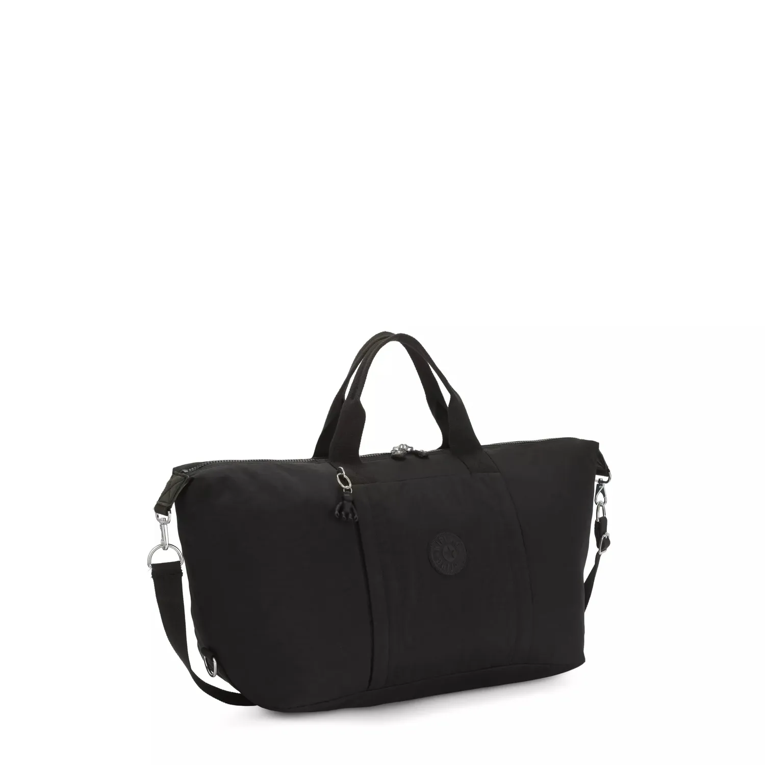 Kipling Bori weekendtas Groot Black Noir effen zwart