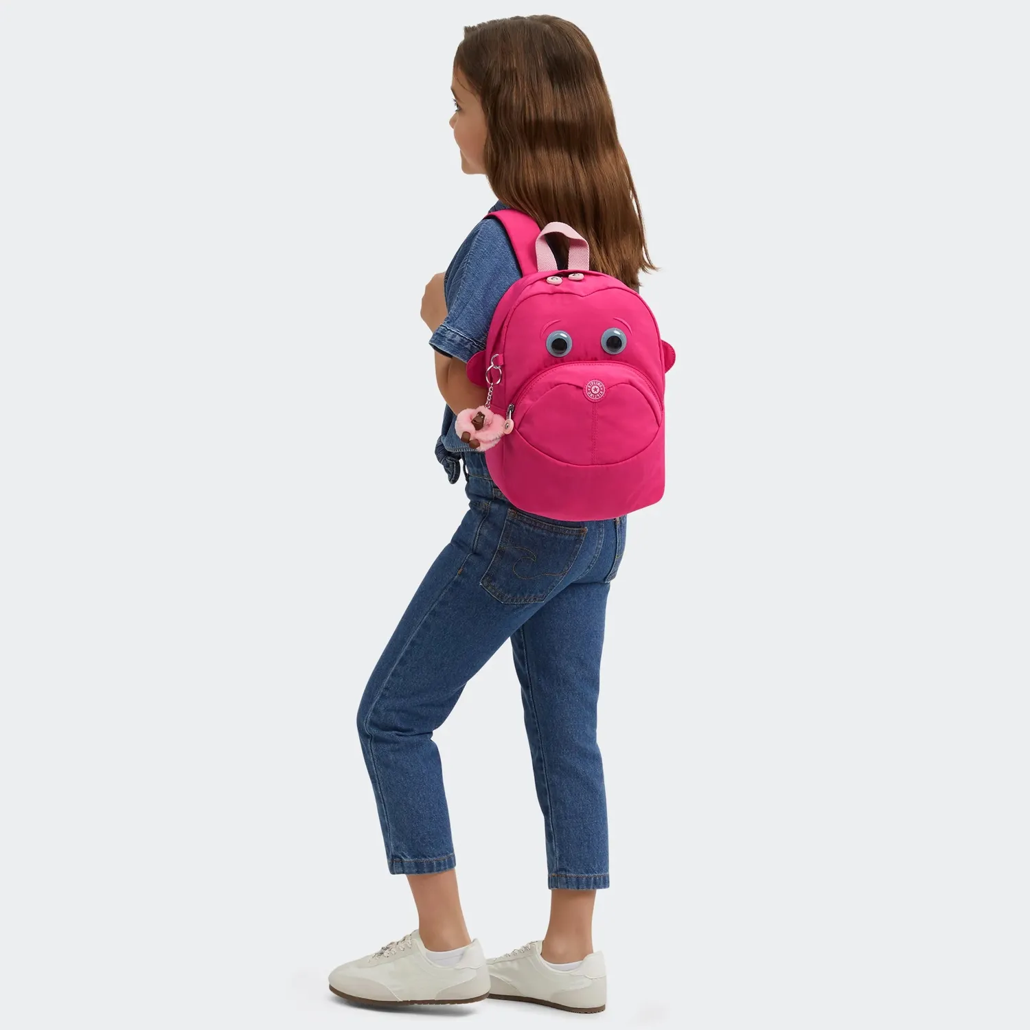 Kipling Faster rugzak klein Intense Rose waterafstotend