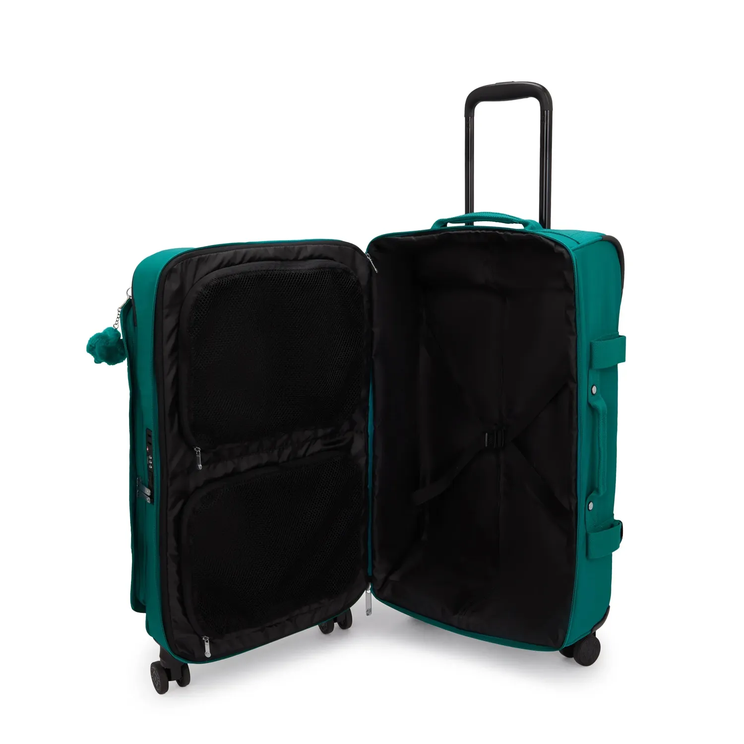 Kipling Spontaneous M koffer Medium Outspoken Green TSA-slot