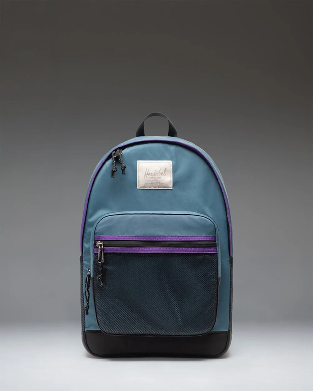 Herschel Kaine rugzak nylon zwart met flessen vakken