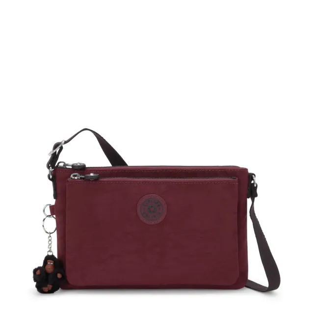 Kipling Mikaela schoudertas Mulberry Mocha klein