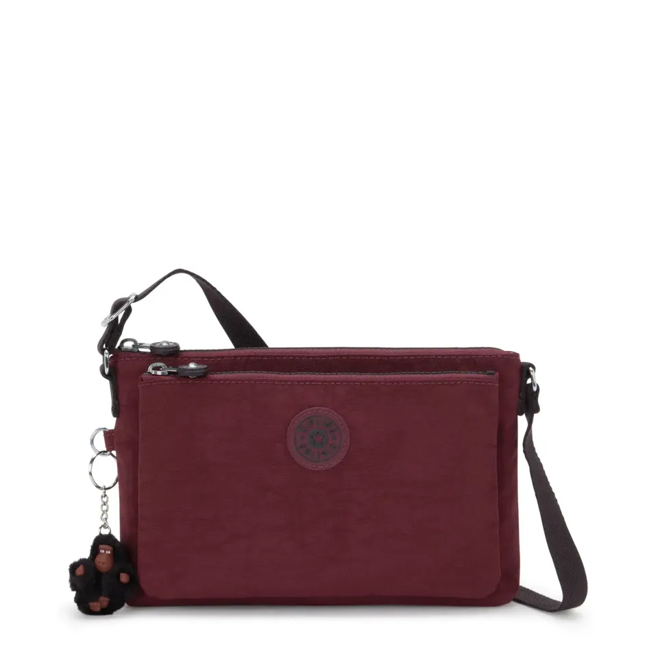 Kipling Mikaela schoudertas Mulberry Mocha klein