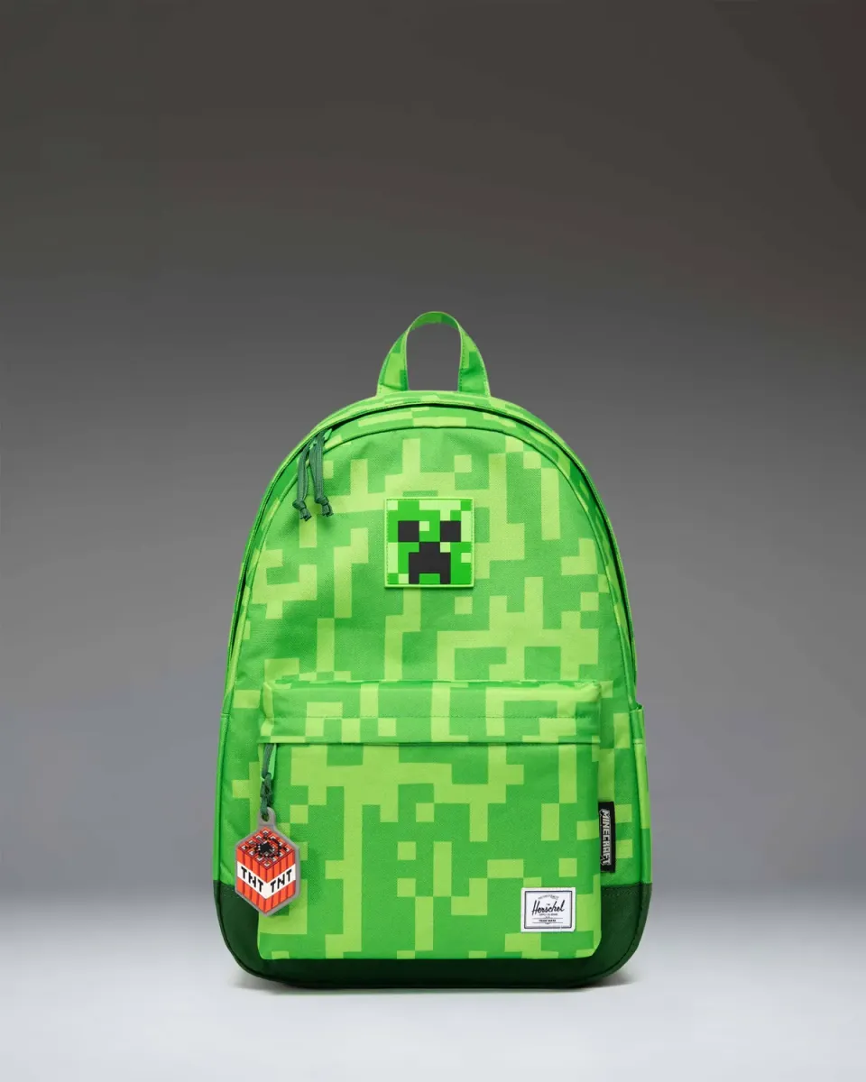 Herschel Classic XL rugzak Creeper Minecraft editie