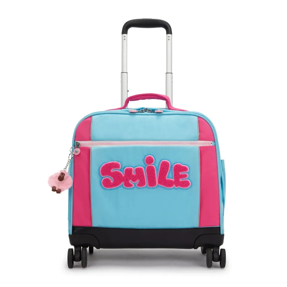 Kipling New Storia trolley Smile Blue Groot 4 wielen