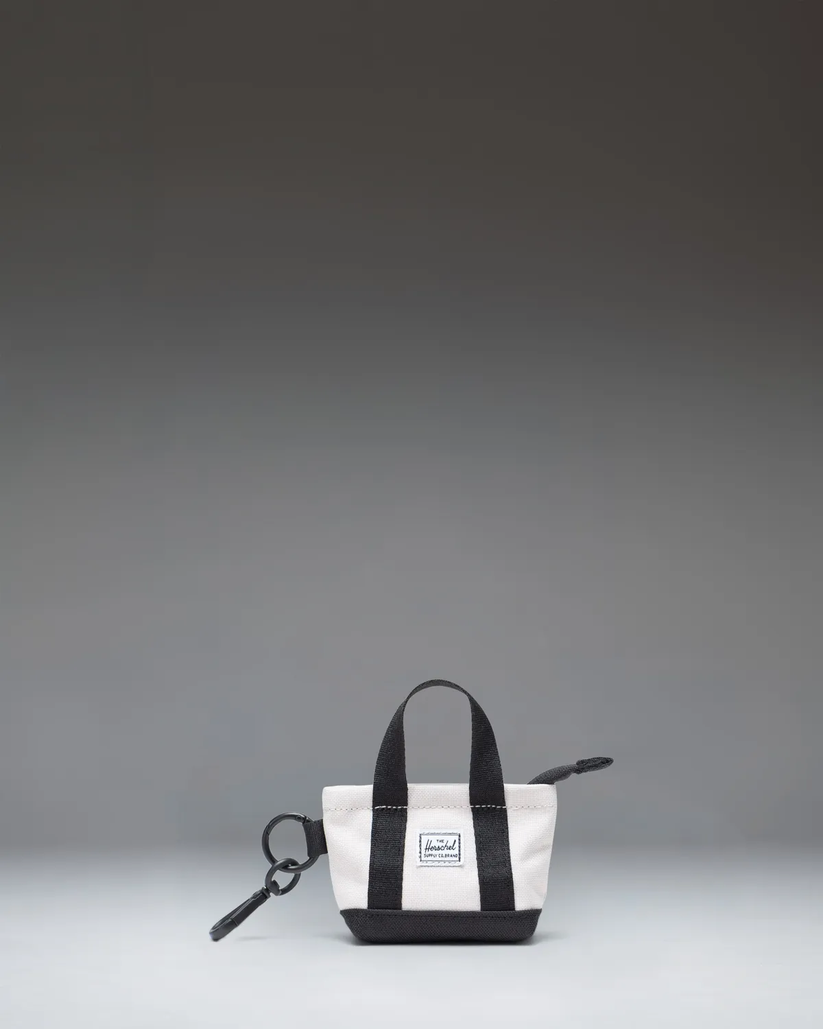 Herschel Heritage Tote Bag Charm tasbedel Zwart mini