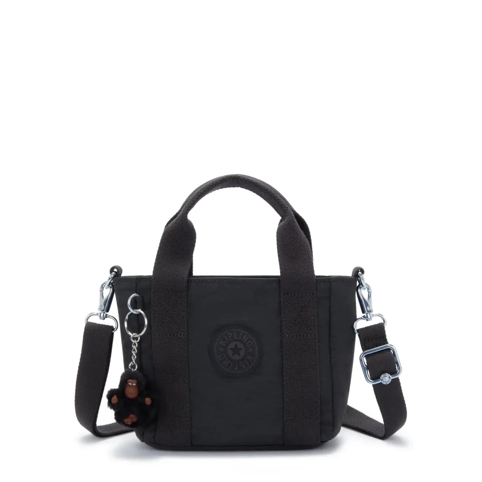Kipling Jayla Mini crossbody Black Tonal Klein met riem