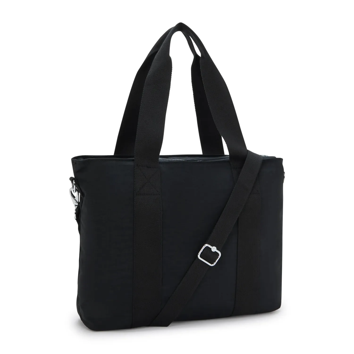 Kipling Minta L Up schoudertas Black Noir groot draagtas