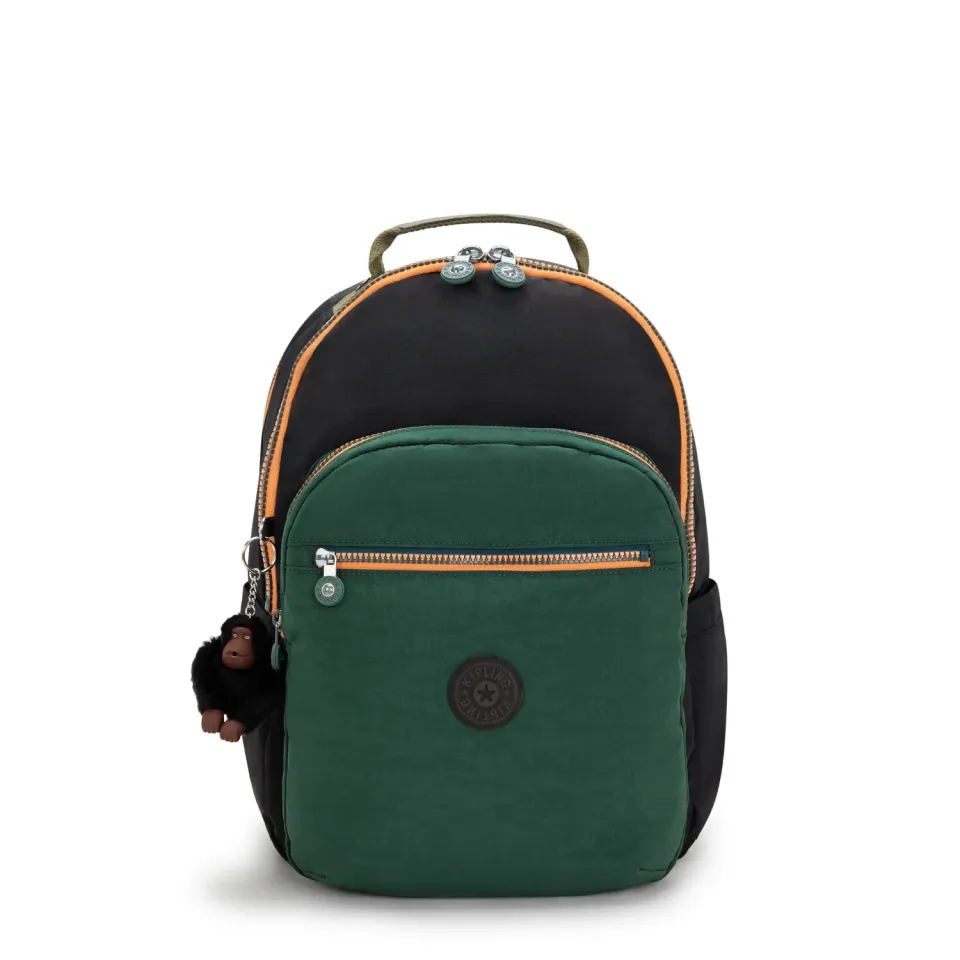 Kipling Seoul College rugzak Groot Tree House Block 15 inch